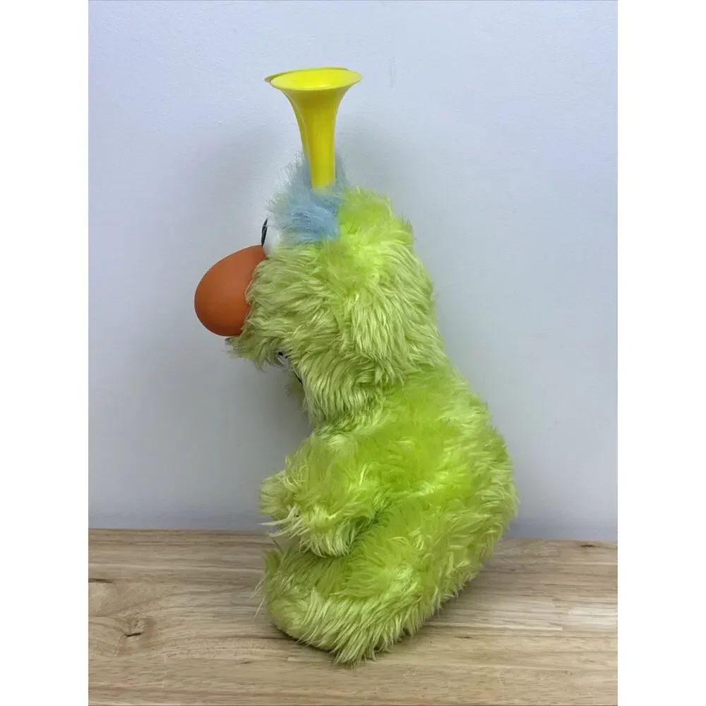 Vintage Mr Honker 8” Plush Green Muppet Toy Stuffed Sesame Street Applause RARE